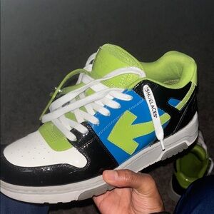 Patent leather off whites